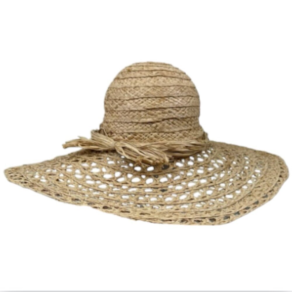 Straw Large Brim Sun Hat | A New Day | Natural Raffia